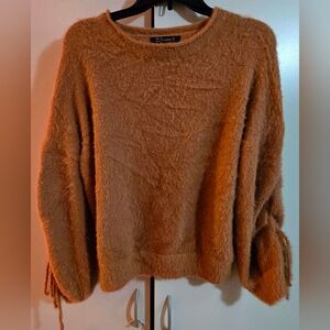 Simplee Warm Peach Sweater